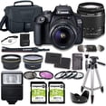 thumbnail image 1 of Canon EOS 2000D (Rebel T7) DSLR Camera Bundle with 18-55mm Lens + 2pc Kingston 32GB Memory Cards + Accessory Kit, 1 of 6