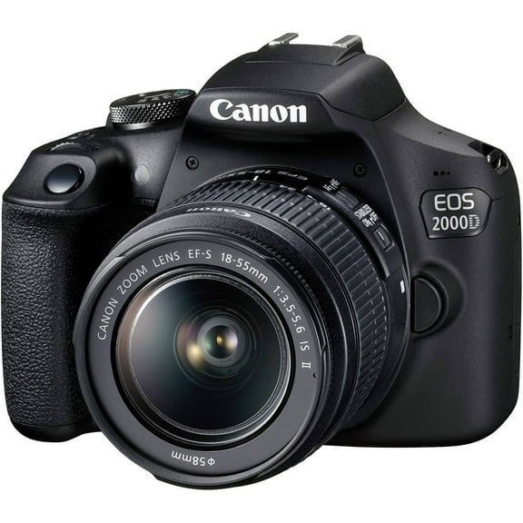 Canon EOS 2000D / Rebel T7 with EF-S 18-55mm IS II Kit (International Version)