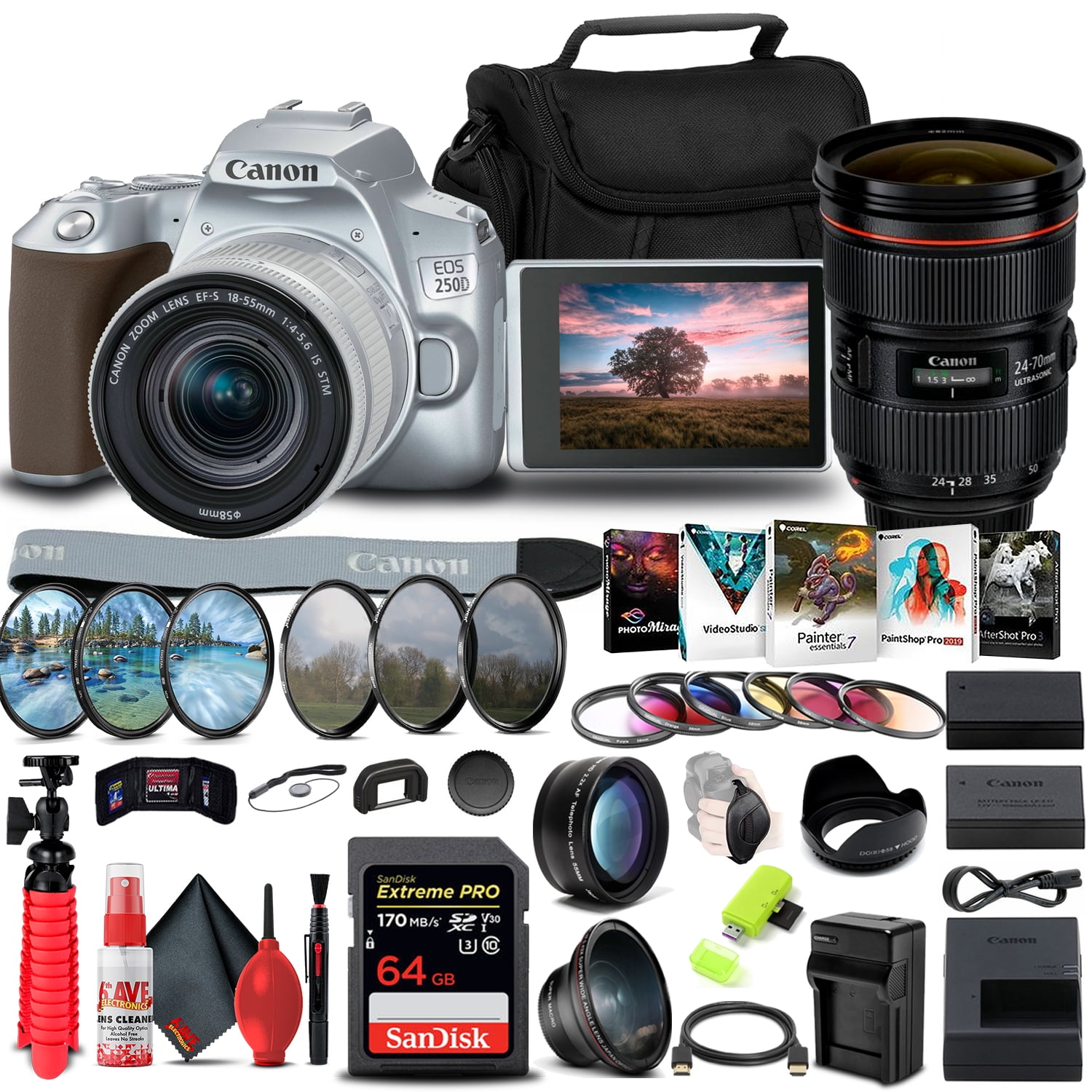 Micro Sd Sd Card For Canon 250d Sandisk Extreme Pro Canon R6