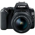 Canon EOS 250D (Rebel SL3) DSLR Camera w/ 1855m DC Lens (International
