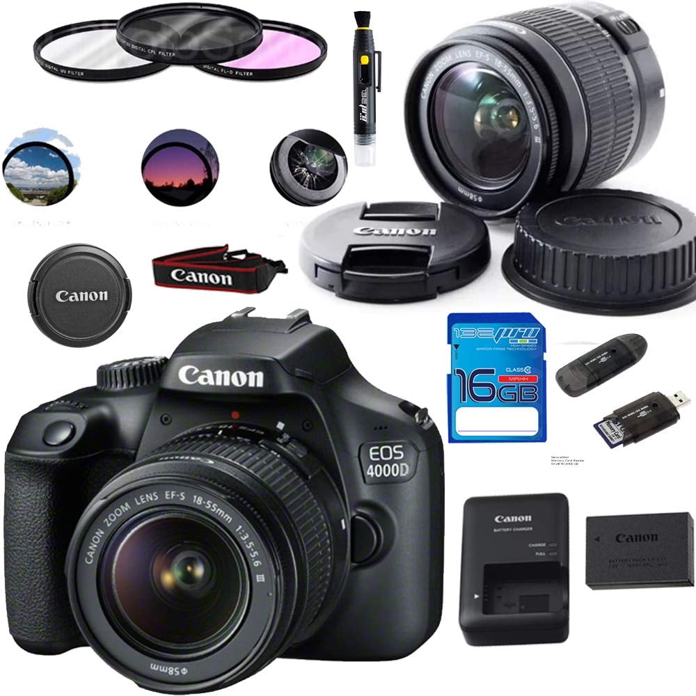 Canon EOS 4000D DSLR Camera with EF-S 18-55mm Lens Uganda Ubuy