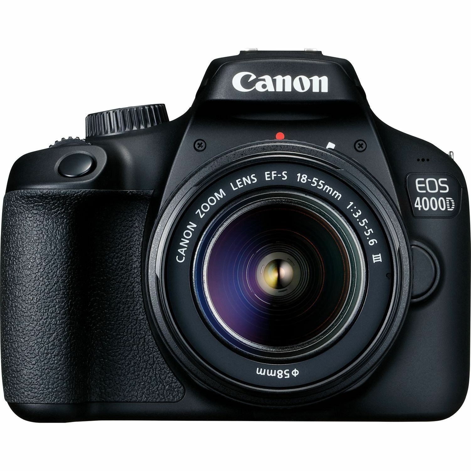 Canon EOS 4000D DSLR Camera EF-S 18-55 mm f/3.5-5.6 III Lens (Intl Model) - image 1 of 6