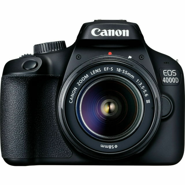 Canon EOS 4000D DSLR Camera EF-S 18-55 mm f/3.5-5.6 III Lens (Intl Model)