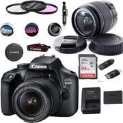 Canon EOS 4000D Digital Camera with EF-S 18-55MM F/3.5-5.6 III Lens + Basic Accessories Bundle
