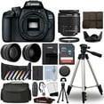 thumbnail image 1 of Canon EOS 4000D SLR Camera+ 18-55mm 3 Lens Kit+ 32GB Best Value Kit, 1 of 9