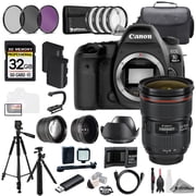 Canon EOS 5D IV Camera + EF 24-70mm f/2.8L II USM Zoom Lens +32GB+Ext Bat+9 PC Filtr-MEGA Kit International Version