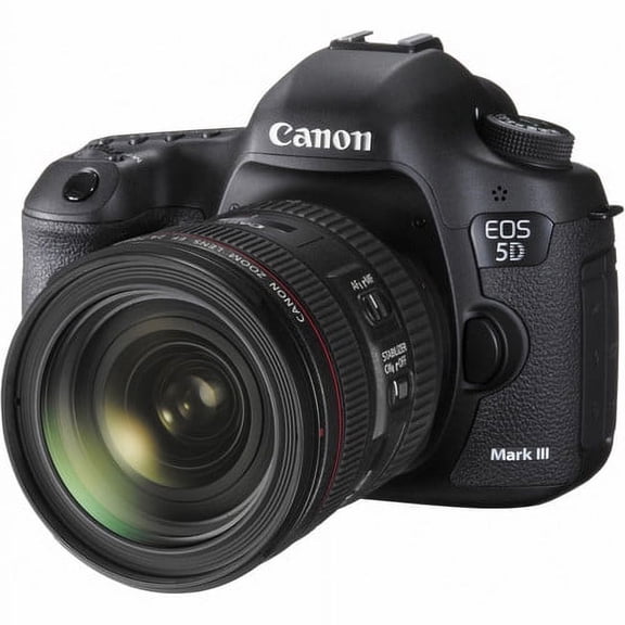 Canon EOS 5D Mark III Digital Camera with EF 24-70mm F/4 L IS USM lens, Black
