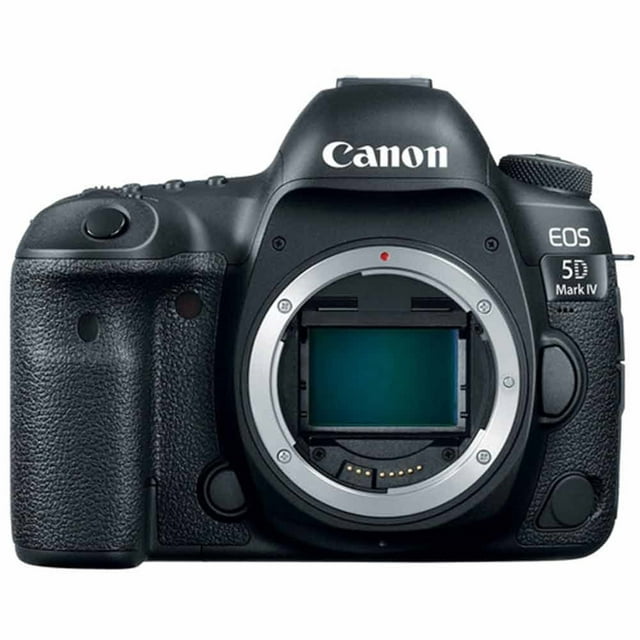 Canon EOS 5D Mark IV 30.4MP Digital SLR Camera (Body Only) with 64GB Memory Card + Replacement Battery Accessory Kit