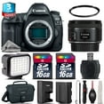 thumbnail image 1 of Canon EOS 5D Mark IV Camera + 50mm + LED + CASE + EXT BAT +32GB +2yr Warranty (International Version), 1 of 11