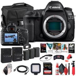 Canon EOS 5D Mark IV DSLR Camera Body Only 1483C002 - Advanced Bundle (International Version)