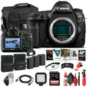 Canon EOS 5D Mark IV DSLR Camera Body Only 1483C002 - Advanced Bundle International Version