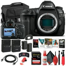 Canon EOS 5D Mark IV DSLR Camera Body Only 1483C002  - Basic Bundle