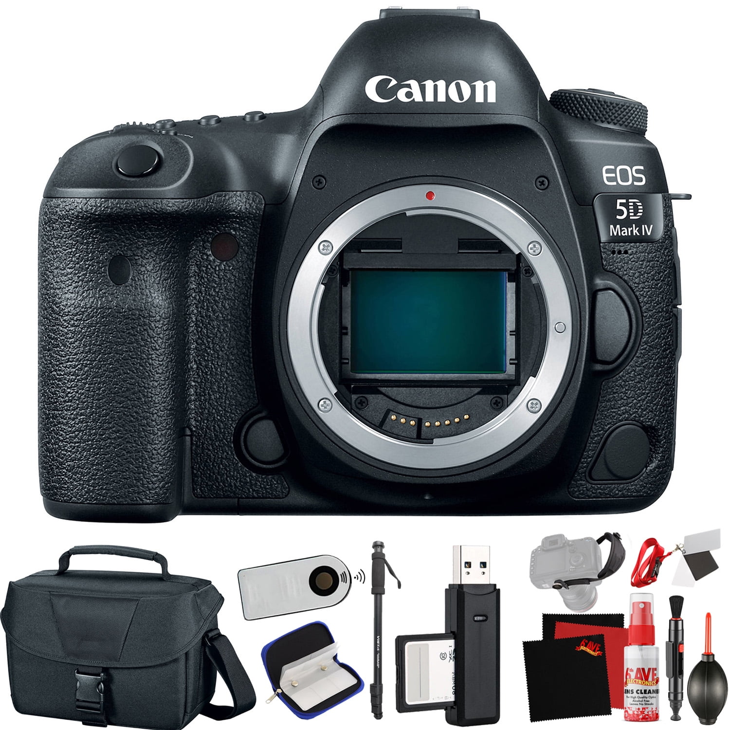 Canon EOS 5D Mark IV DSLR Camera (Body Only) (Intl Model) +Extra ...