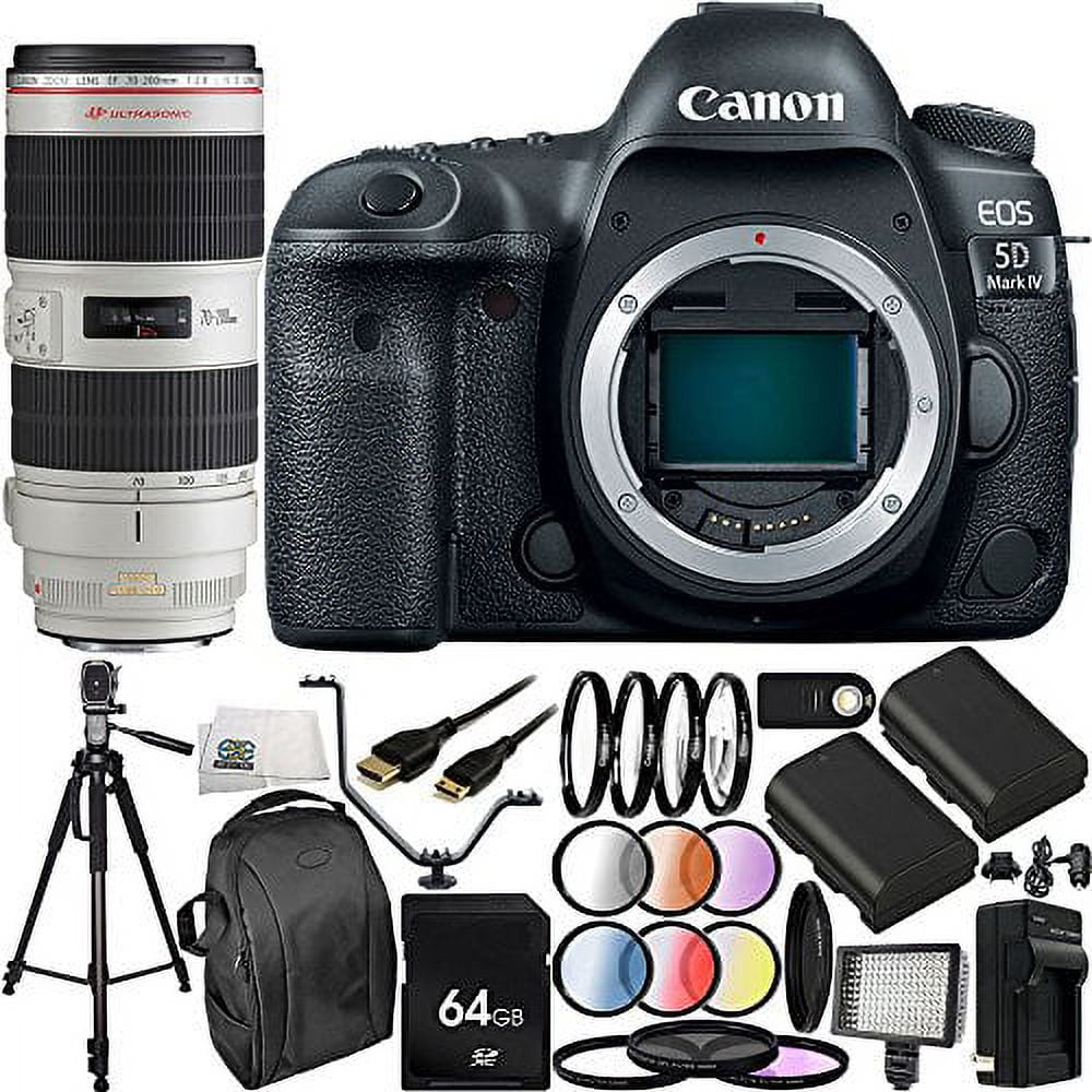 Canon EOS 5D Mark IV DSLR Camera with EF 70-200mm f/2.8L IS Canon EOS 5D Mark IV DSLR Camera with EF 70-200mm f/2.8L IS