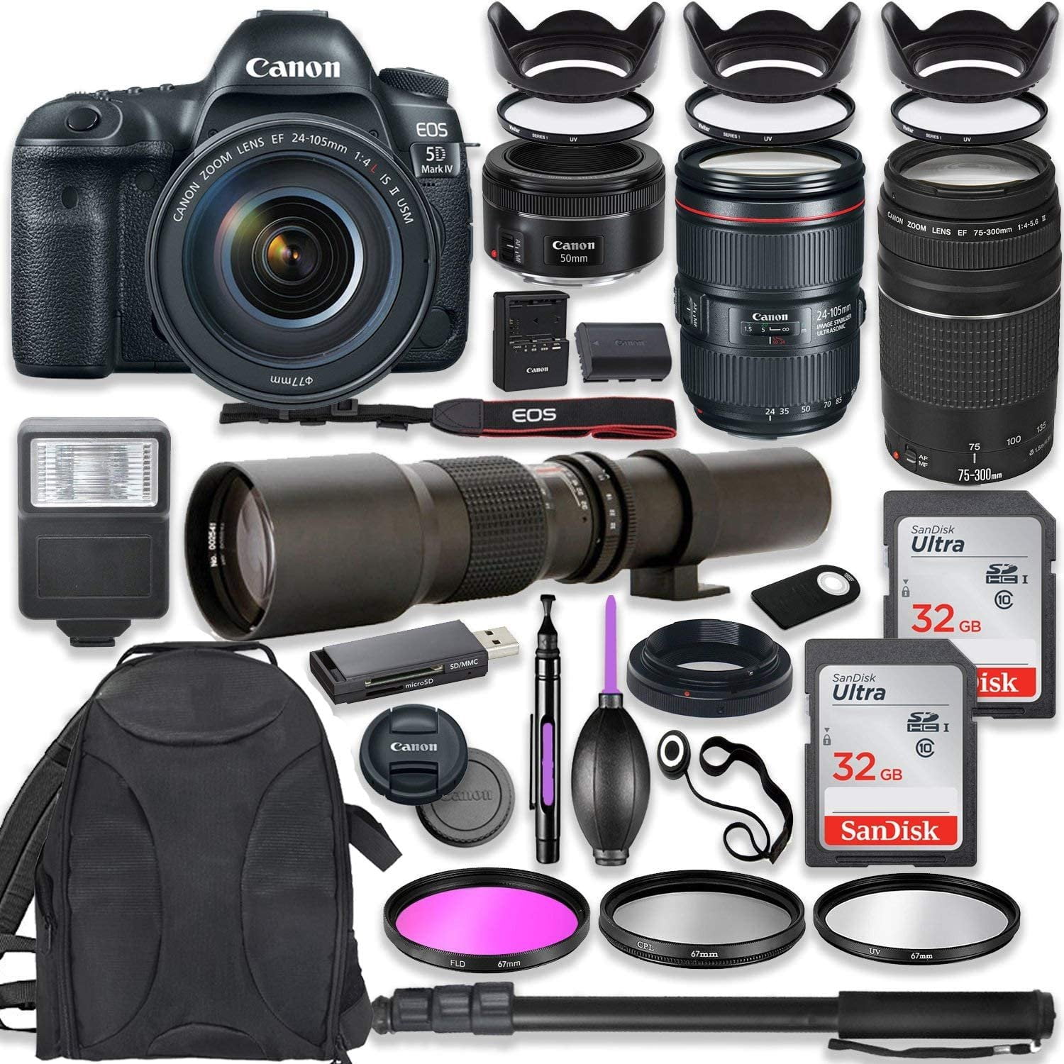 Canon EOS 5D Mark III+Canon EF 75-300