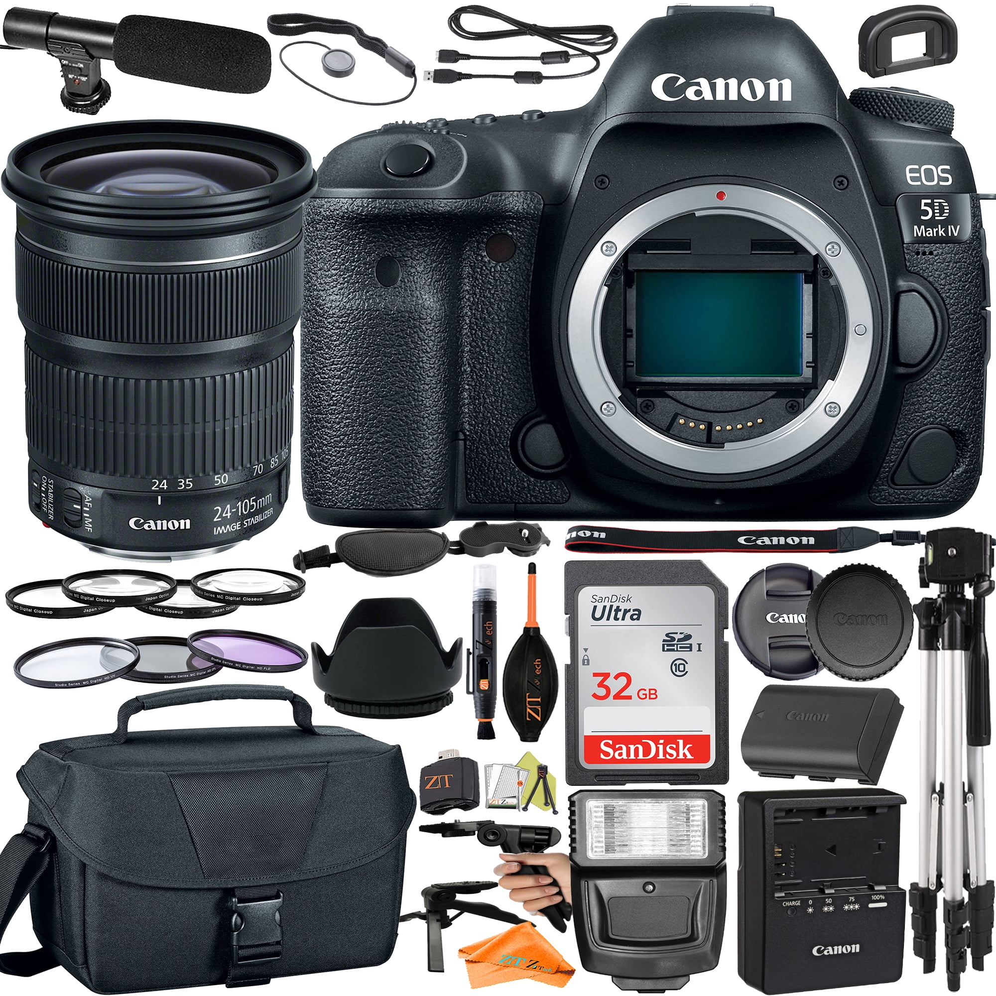 Canon EOS 5D Mark IV Digital DSLR Camera with 24-105mm Lens