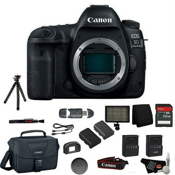 Canon EOS 5D Mark IV Full Frame Digital SLR Camera Body Bundle with