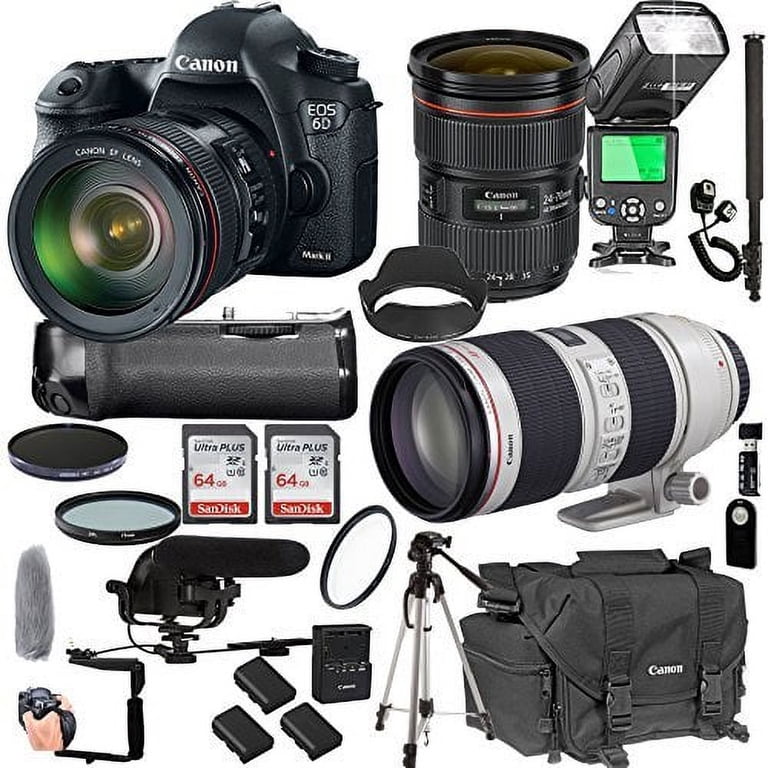 Canon EOS 6D Mark II With 24-70mm f/2.8 L IS II USM + 70-200mm f 