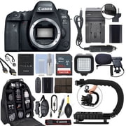 Canon EOS 6D Mark II 26.2MP Digital SLR Camera Body + 64GB Pro Video Kit - International Version