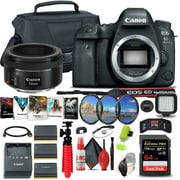 Canon EOS 6D Mark II DSLR Camera 1897C002 + Canon EF 50mm Lens + More International Version