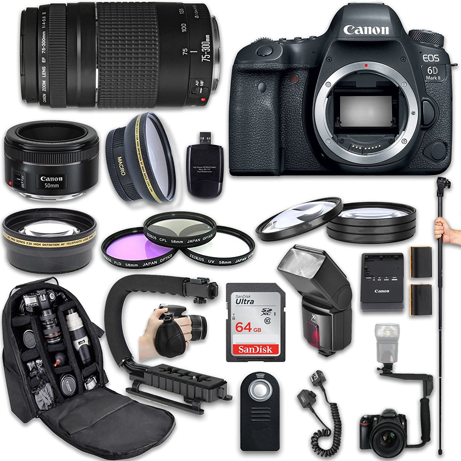 Canon EOS 6D Mark II DSLR Camera with Canon EF Jamaica | Ubuy