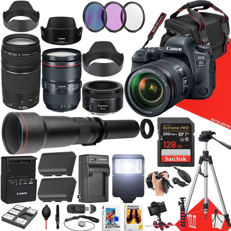 Canon EOS 6D Mark II DSLR Camera With EF 24-105mm f/4L IS II USM 
