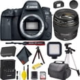 thumbnail image 1 of Canon EOS 6D Mark II DSLR Camera w/ 32GB Memory + Accessories Bundle, 1 of 6