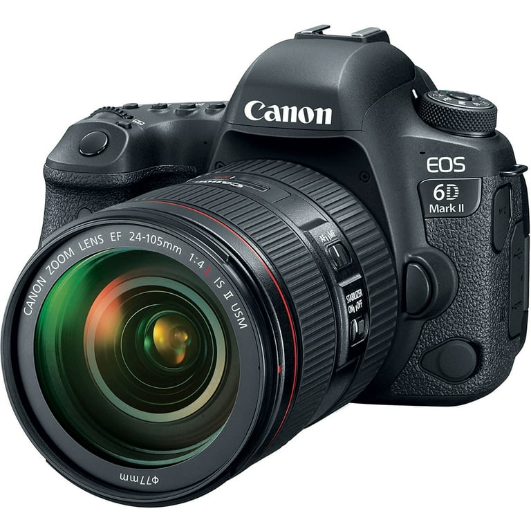 Canon EOS 6D Mark II Full Frame DSLR Camera with 24-105mm f Canon EOS 6D Mark II Full Frame DSLR Camera with 24-105mm f