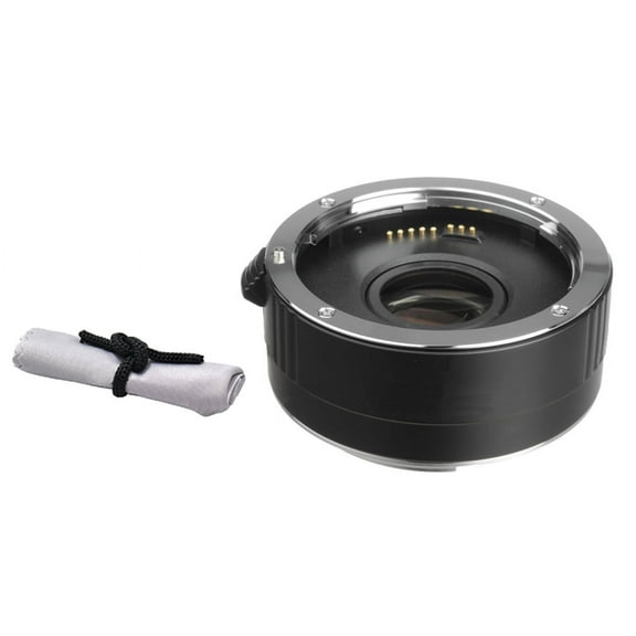Canon EOS 77D 2x Teleconverter (4 Elements) + Nw Direct Microfiber Cleaning Cloth.