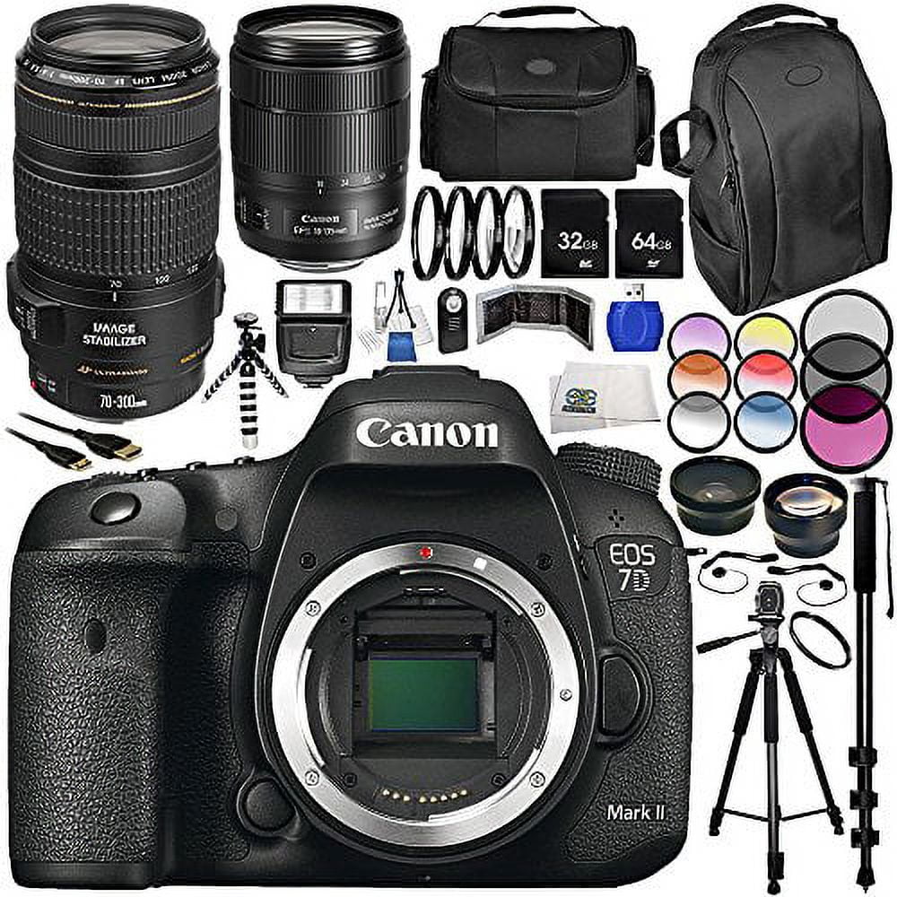Canon EOS 7D Mark II DSLR Camera with Canon EF-S 18-135mm f Canon EOS 7D Mark II DSLR Camera with Canon EF-S 18-135mm f