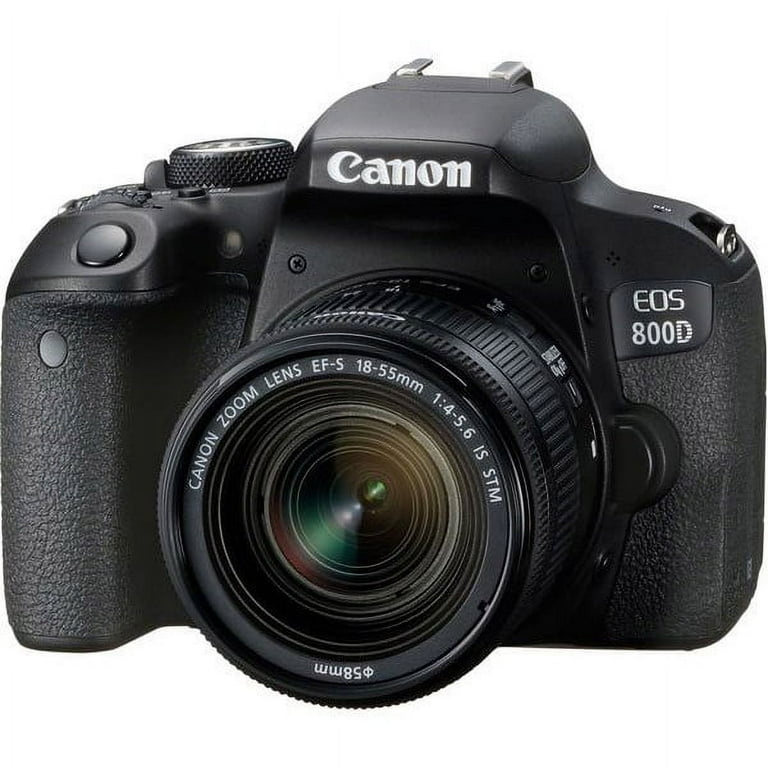Canon EOS 800D/T7i DSLR Camera with 18-55mm IS STM Lens and Sleek