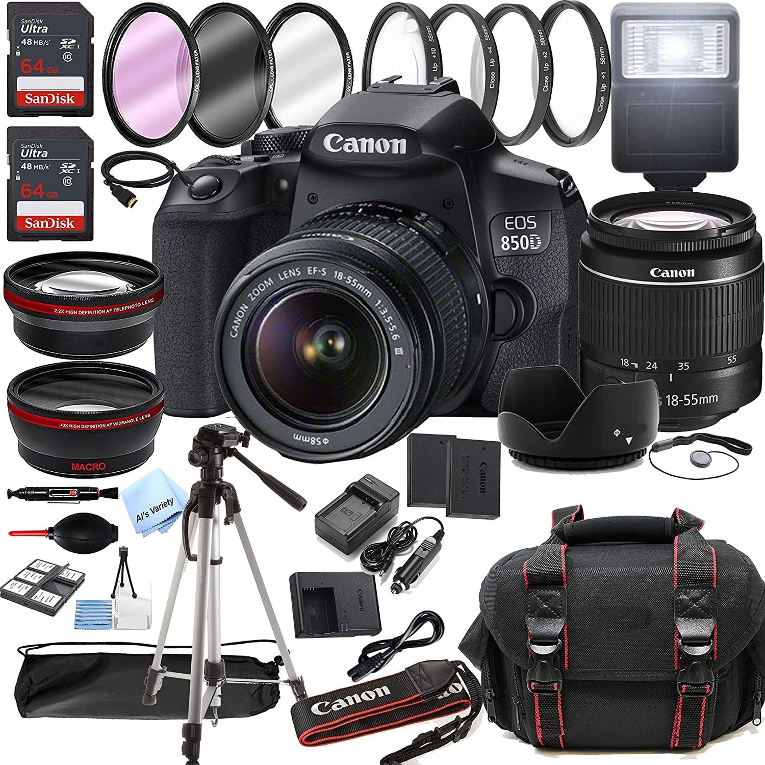 Eos Rebel T8i Canon 850d Kit Canon EOS 850D Rebel T8i DSLR Camera