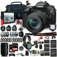 thumbnail image 1 of Canon EOS 90D Camera W/ 18-135mm and Canon EF-S 55-250mm Lenses - Pro Bundle (International Version), 1 of 5