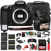 Canon EOS 90D DSLR Camera Body Only 3616C002 - Advanced Bundle International Version