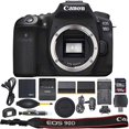 thumbnail image 1 of Canon EOS 90D DSLR Camera: (Body Only 3616C002) + ZoomSpeed 128GB High Speed SDXC Memory Card + AOM Pro Bundle - International Version, 1 of 1