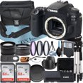 thumbnail image 1 of Canon EOS 90D DSLR Camera (Body Only) with 32.5MP CMOS Sensor + SanDisk 64GB Card + Case + Wideangle + Tripod + ZeeTech Accessory Bundle (International Version), 1 of 10