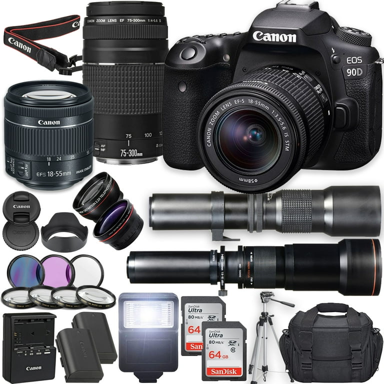 Zoom Lens Canon Lenses For 90d Canon EOS 90D DSLR Camera With EF-S