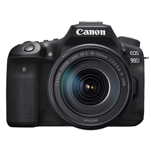 Canon EOS 90D Digital SLR Camera with 18-135mm EF-S f/3.5-5.6 IS USM Lens