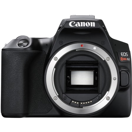 CANON EOS Rebel SL3 DSLR Camera, Built-in Wi-Fi, Dual Pixel CMOS AF and 3.0 inch Vari-Angle Touch Screen, Body, Black