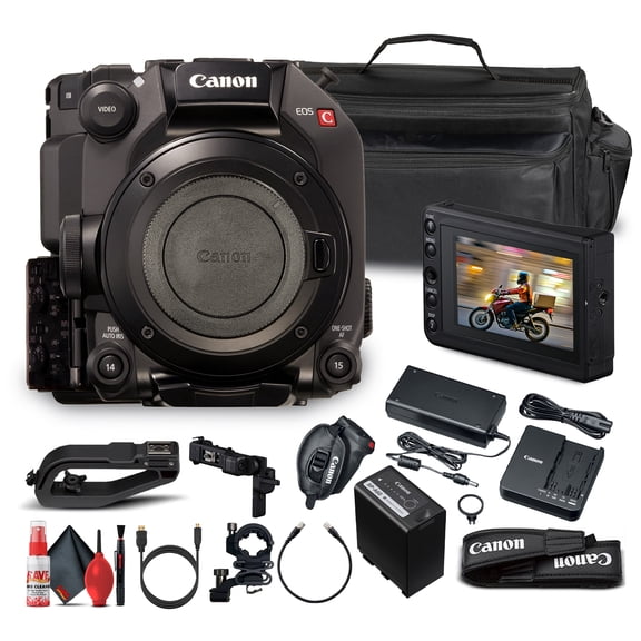 Canon EOS C300 Mark III Cinema Camera, Super 35 DGO Sensor + Accessory Kit