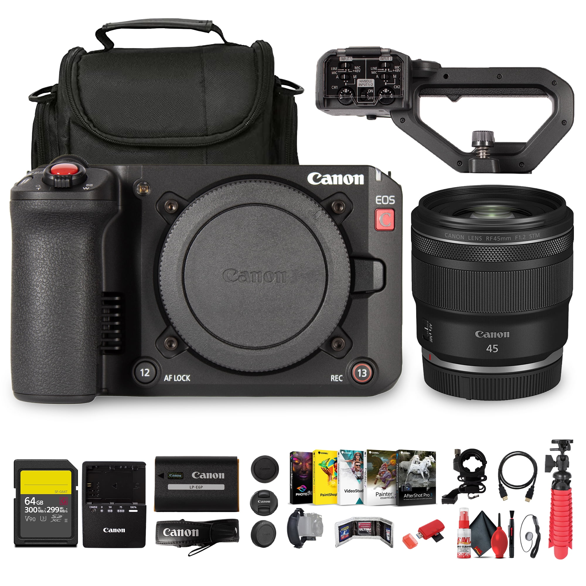 Canon EOS C50 Cinema Camera RF Mount 7K Open Gate + RF 45mm f/1.2 Lens ...