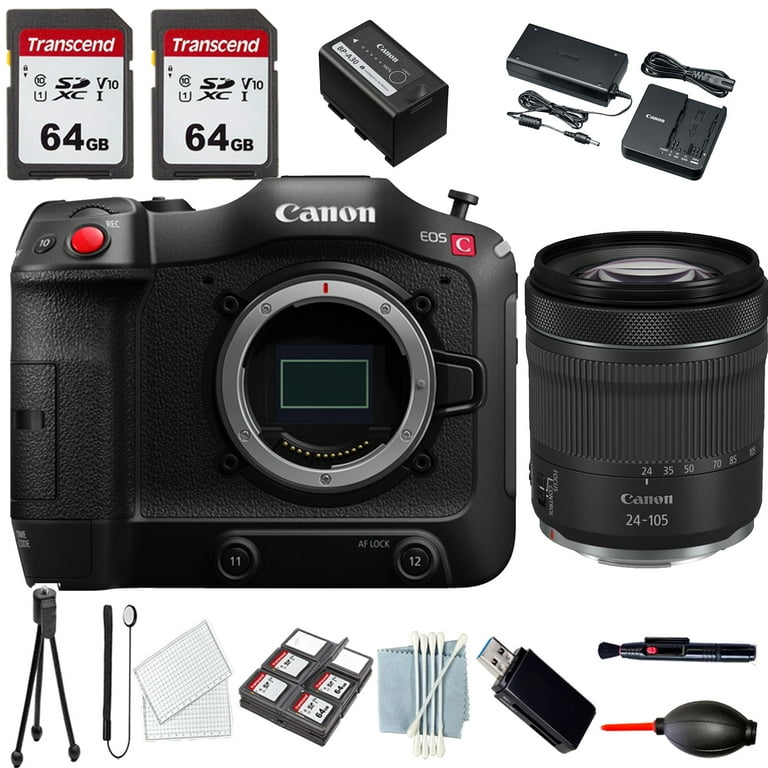 Canon EOS C70 Cinema Camera+Canon RF 24-105mm STM Lens+COMMANDER