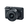 thumbnail image 1 of Canon EOS M10 Mirrorless Digital Camera with 15-45mm Lens (Black), 1 of 6
