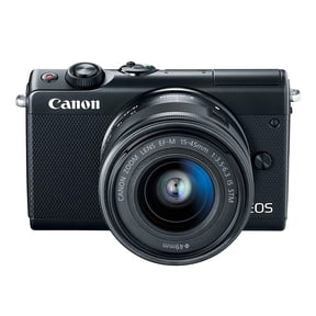Canon EOS M100 Mirrorless Camera w/ 15-45mm Lens - Wi-Fi, Bluetooth, and NFC Enabled (Black) (International Model)