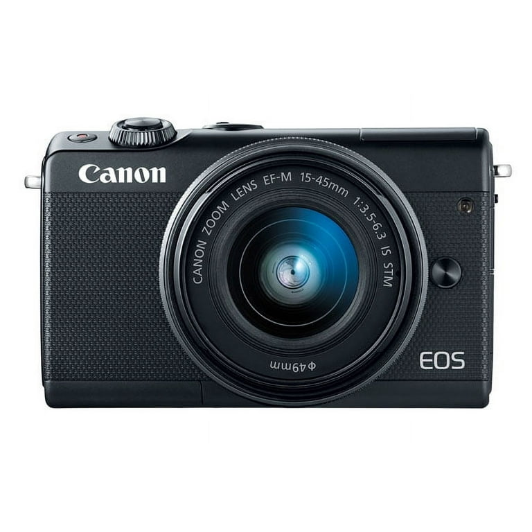 Canon EOS M100 Mirrorless Digital Camera with 15-45mm Lens (Black