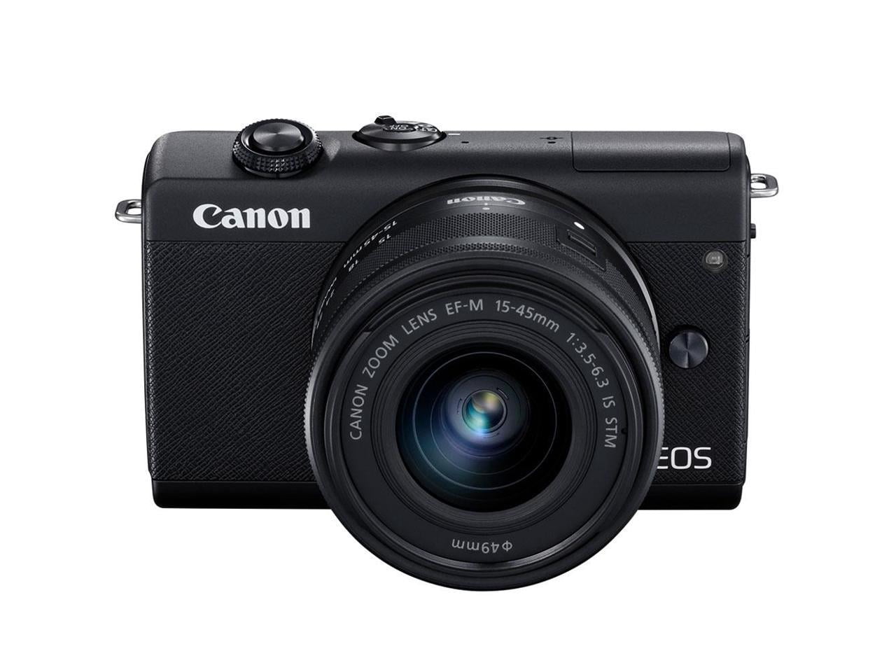 Canon EOS M200 DSLR - 24.1 MP, 4K, 3x zoom, EF-M 15-45mm Lens, Wi
