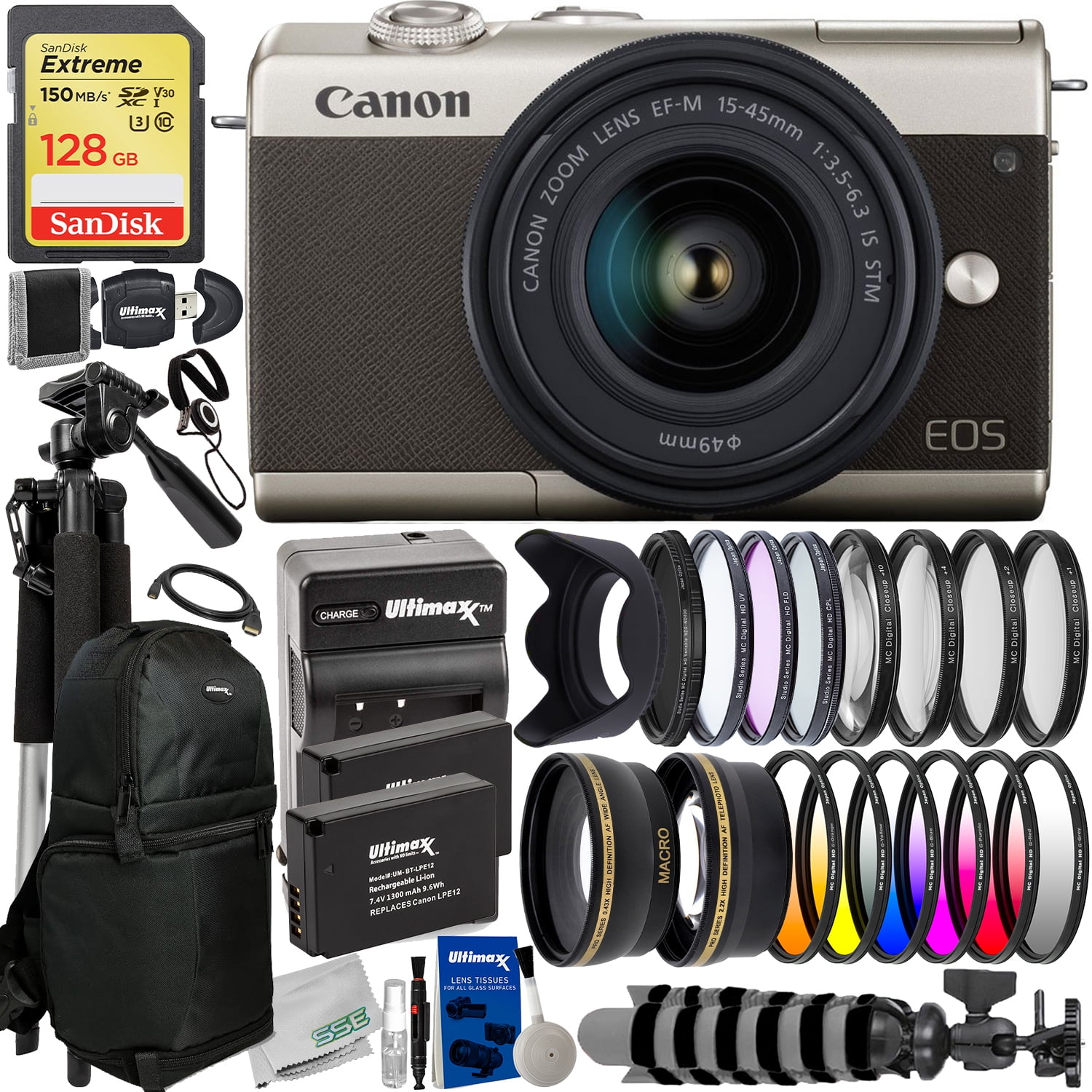 Canon EOS M200 Mirrorless Camera with 15-45mm Lens (Limited