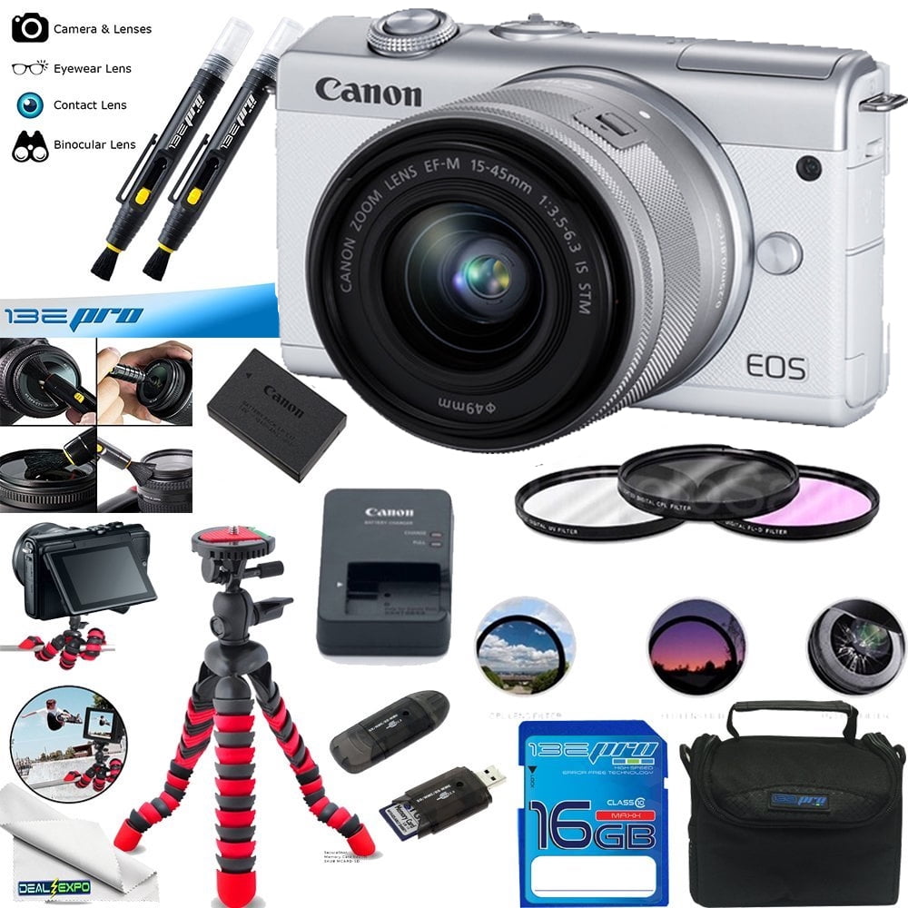 Canon EOS M200 Mirrorless Camera w/1545mm Lens WiFi, Bluetooth, and