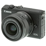 Canon EOS M200 Mirrorless Digital Camera w/ 15-45mm Lens Black International Version