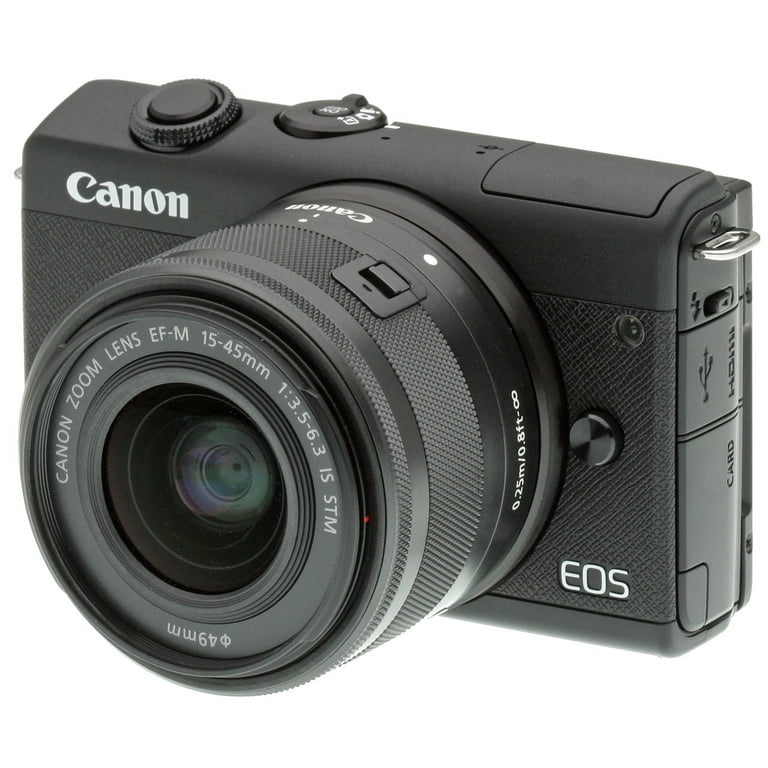 Canon EOS M200 Mirrorless Digital Camera w/ 15-45mm Lens (Black) Canon EOS M200 Mirrorless Digital Camera w/ 15-45mm Lens (Black)